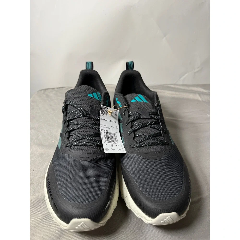 Adidas Runfalcon 5 TR Trail Running Shoes Carbon Arctic Fusion JP7626 Mens 12